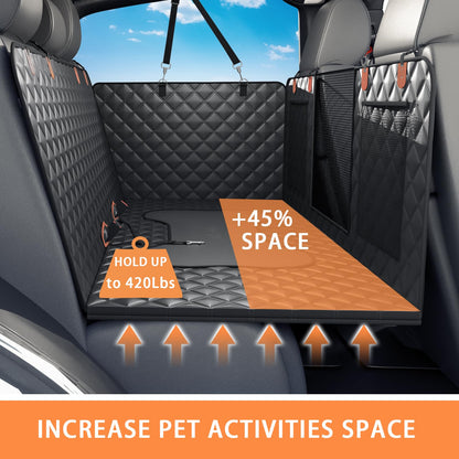 Sixheels Dog Back Seat Cover Hard Bottom Truck Back Seats Seat