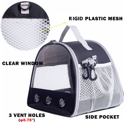 Guinea Pig Carrier Backpack, Clear Bubble Window Backpack for Carrier