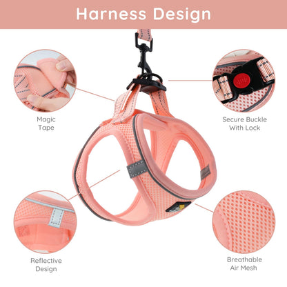 BELLA PAL Dog Harness for Small Dogs, Medium, Animal Harness
