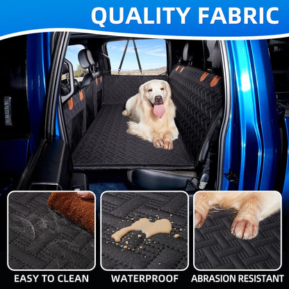 MAXFUT Truck Dog Seat Cover Back Seat,Back Seat Extender for Seat