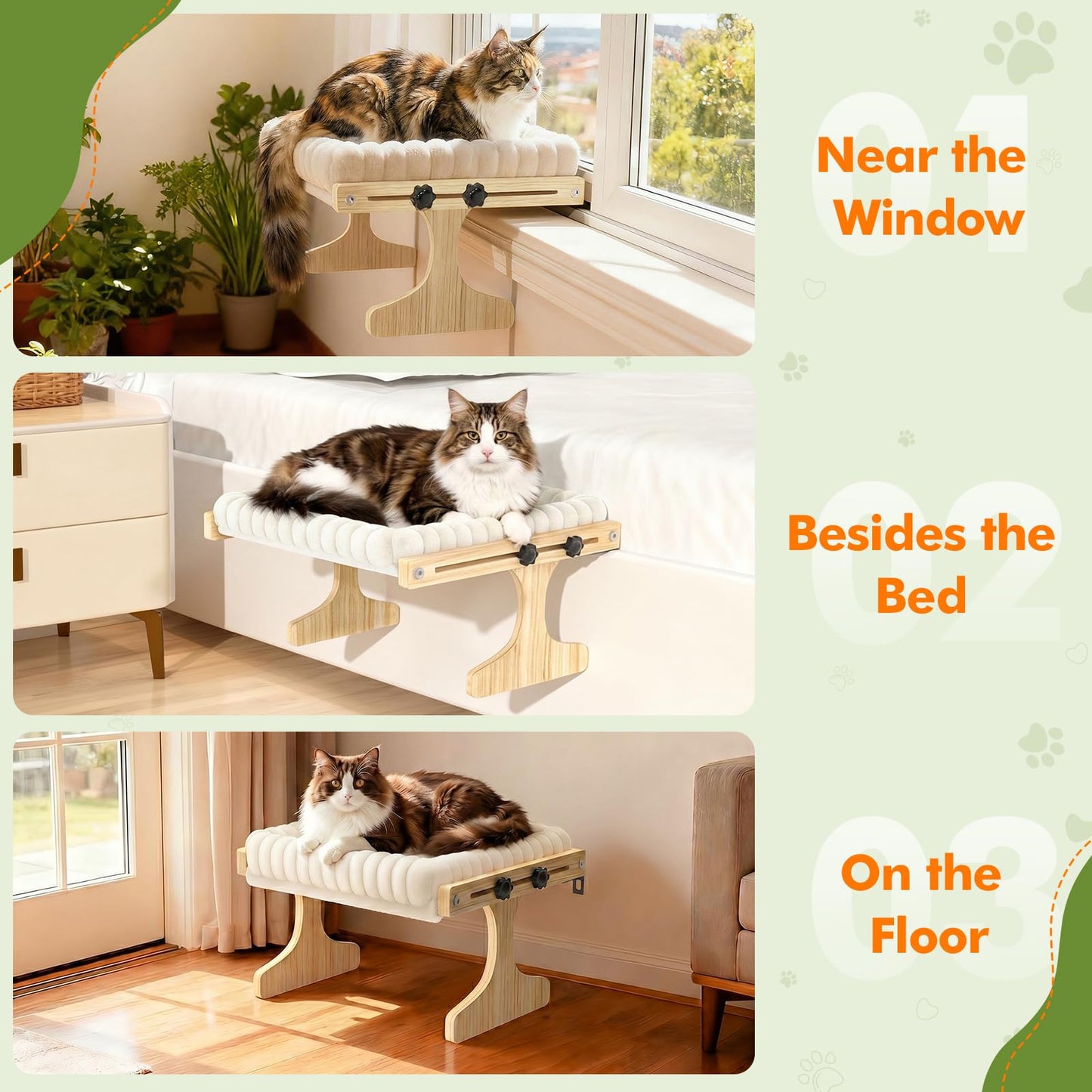 Cat Perch for Window XiaZ Cats Hammock Indoor Cat Bed for Window Bed