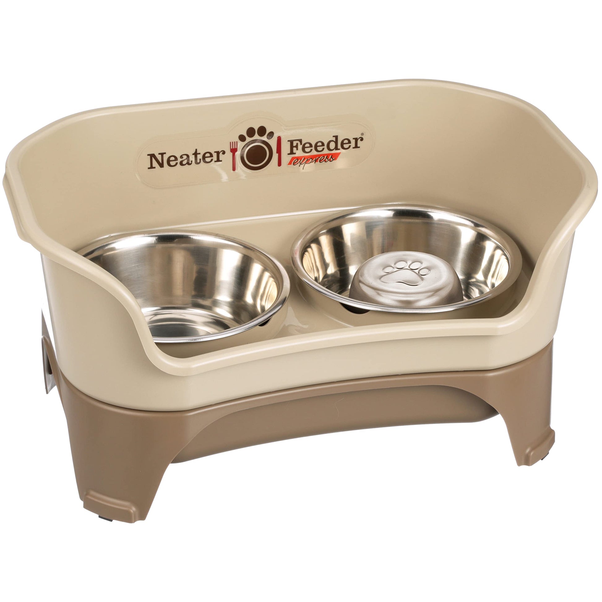 Neater Feeder Express Model w/Slow Feed Bowl Mess-Proof Dog Bowls Bowl