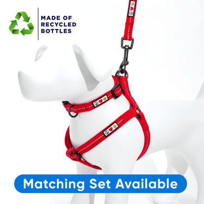 Pawtitas Recycled Reflective Step-in Dog Harness Adjustable Harness