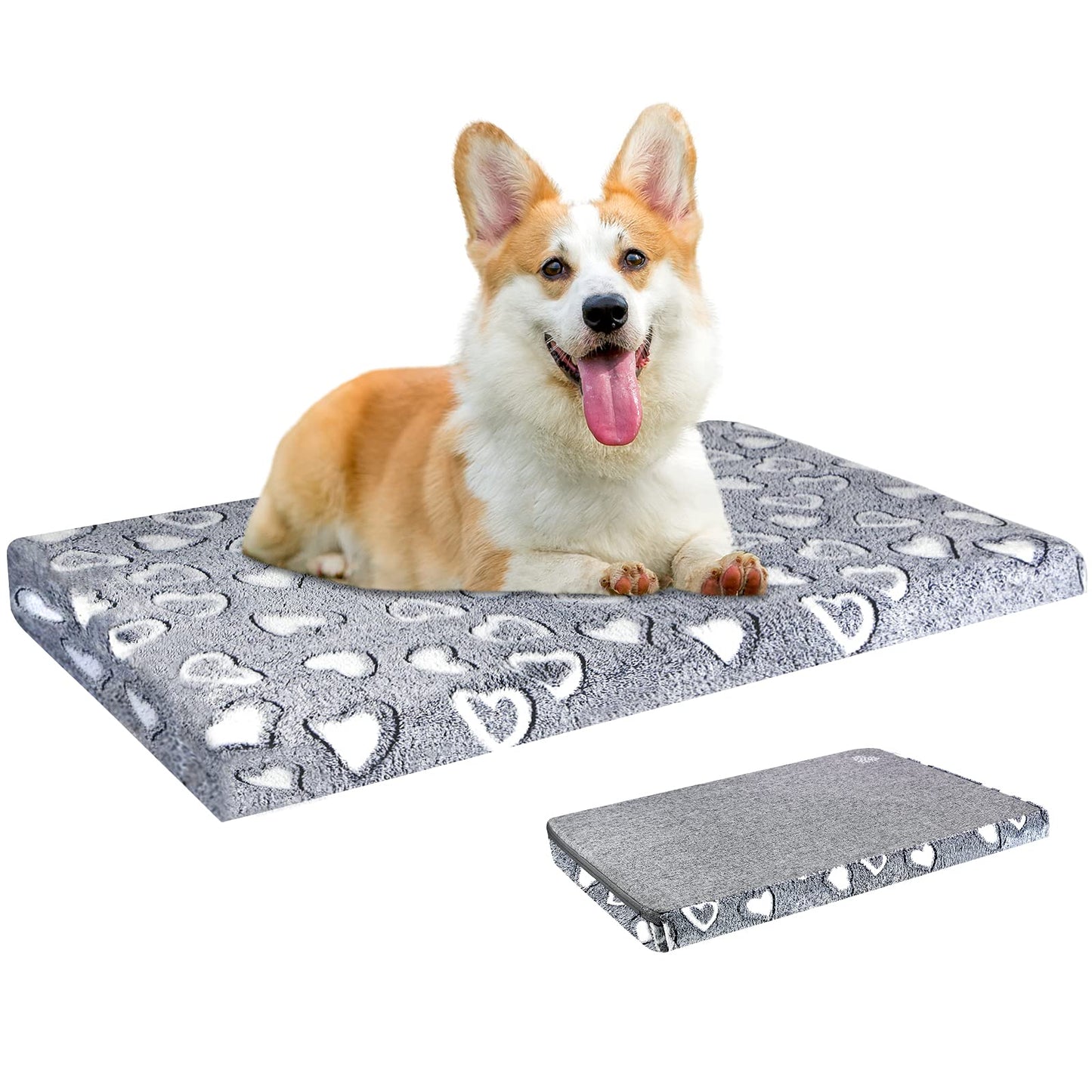 VANKEAN Reversible Dog Crate Mat, Stylish Bed with Waterproof Bed