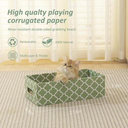 MECOOL Cat Scratching Board，5PC Cat Scratch Pad with Pad
