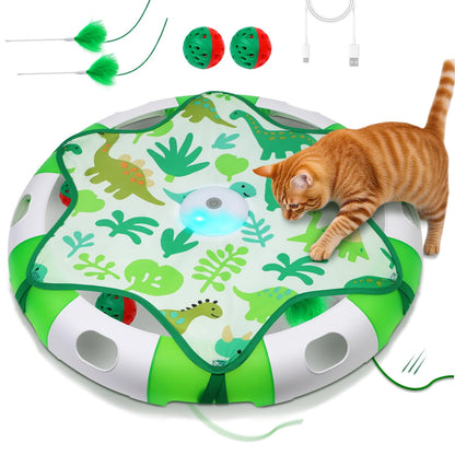 Cat Toys for Indoor Cats, Interactive Automatic Hide and Seek Toy
