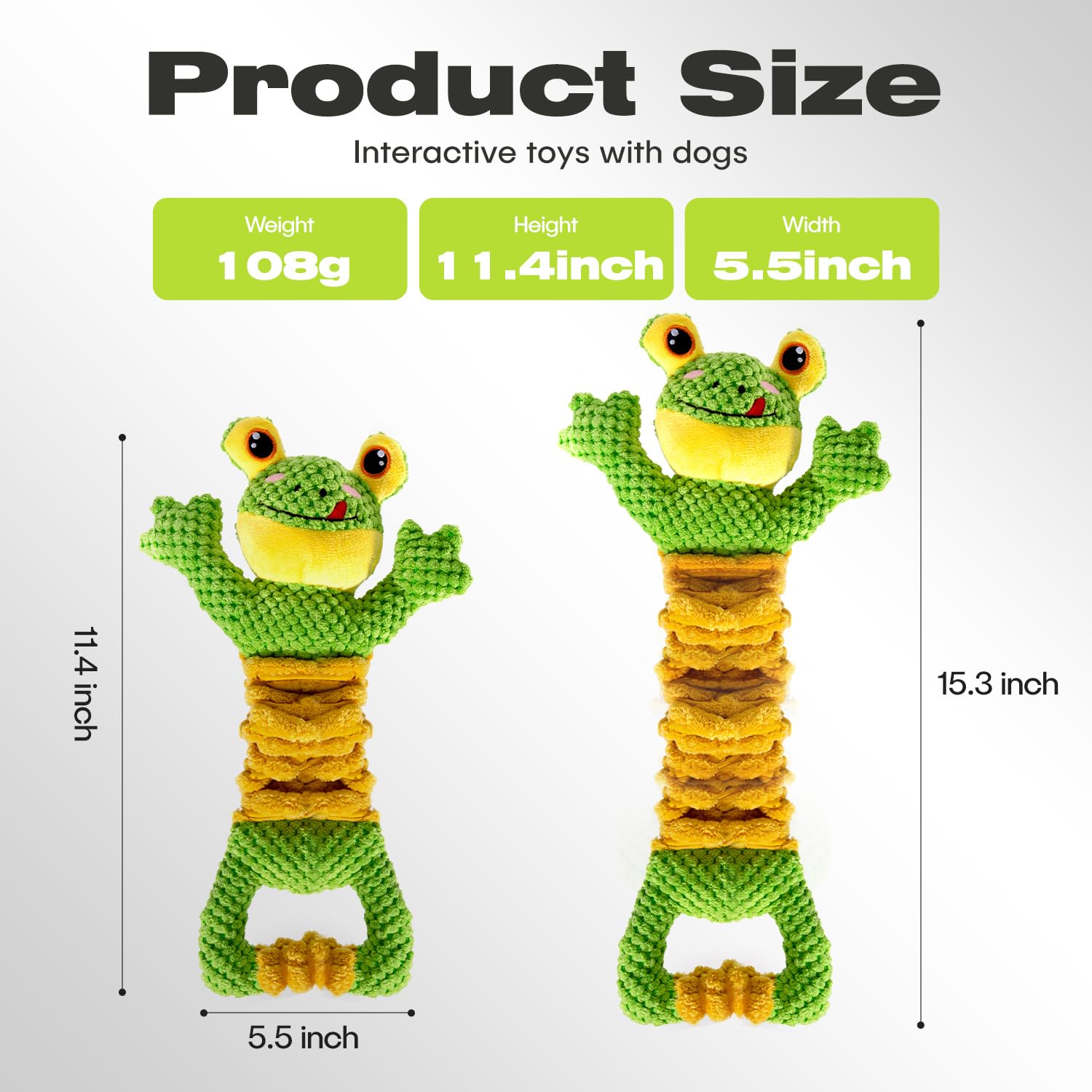 Sedioso Dog Tug Toy, Durable Dog Toys Large Breed, Tug of War Plush
