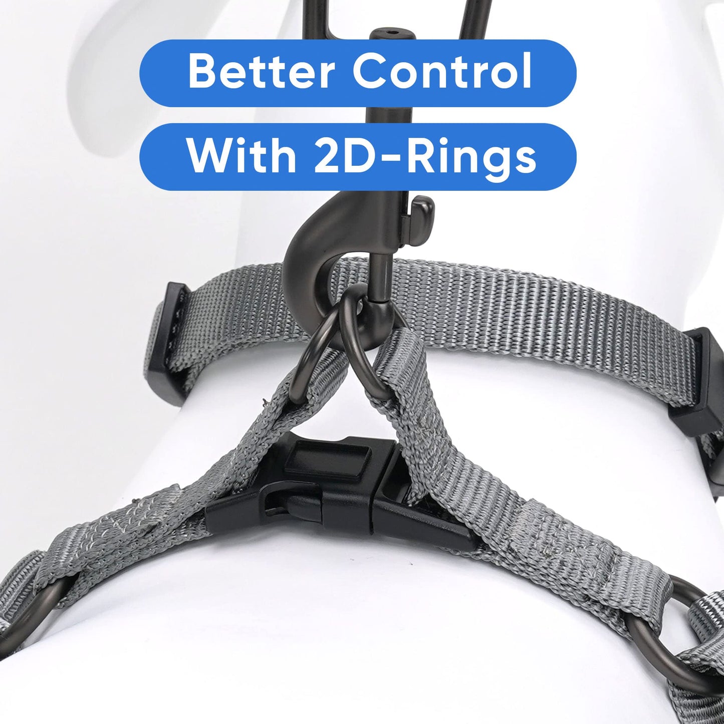 Pawtitas Solid Step-in Dog Harness Adjustable No-Pull Vest for Harness