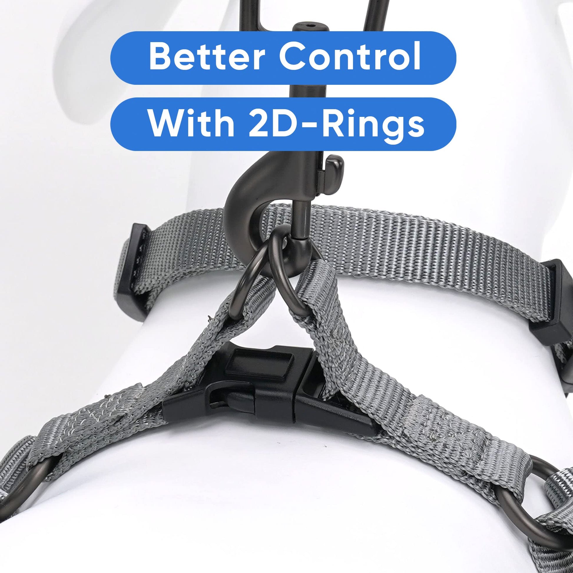 Pawtitas Solid Step-in Dog Harness Adjustable No-Pull Vest for Harness
