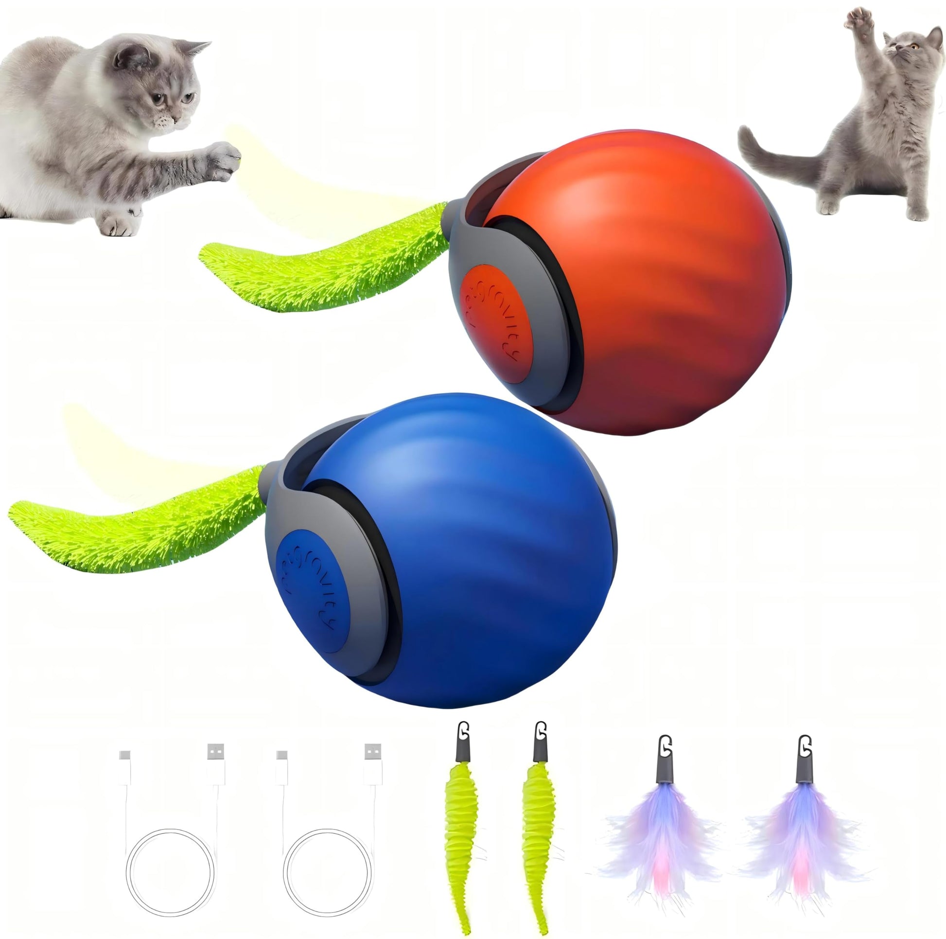 2026 Newly upgraded Version 3.0 Cat Toys，Interactive Cat Toys