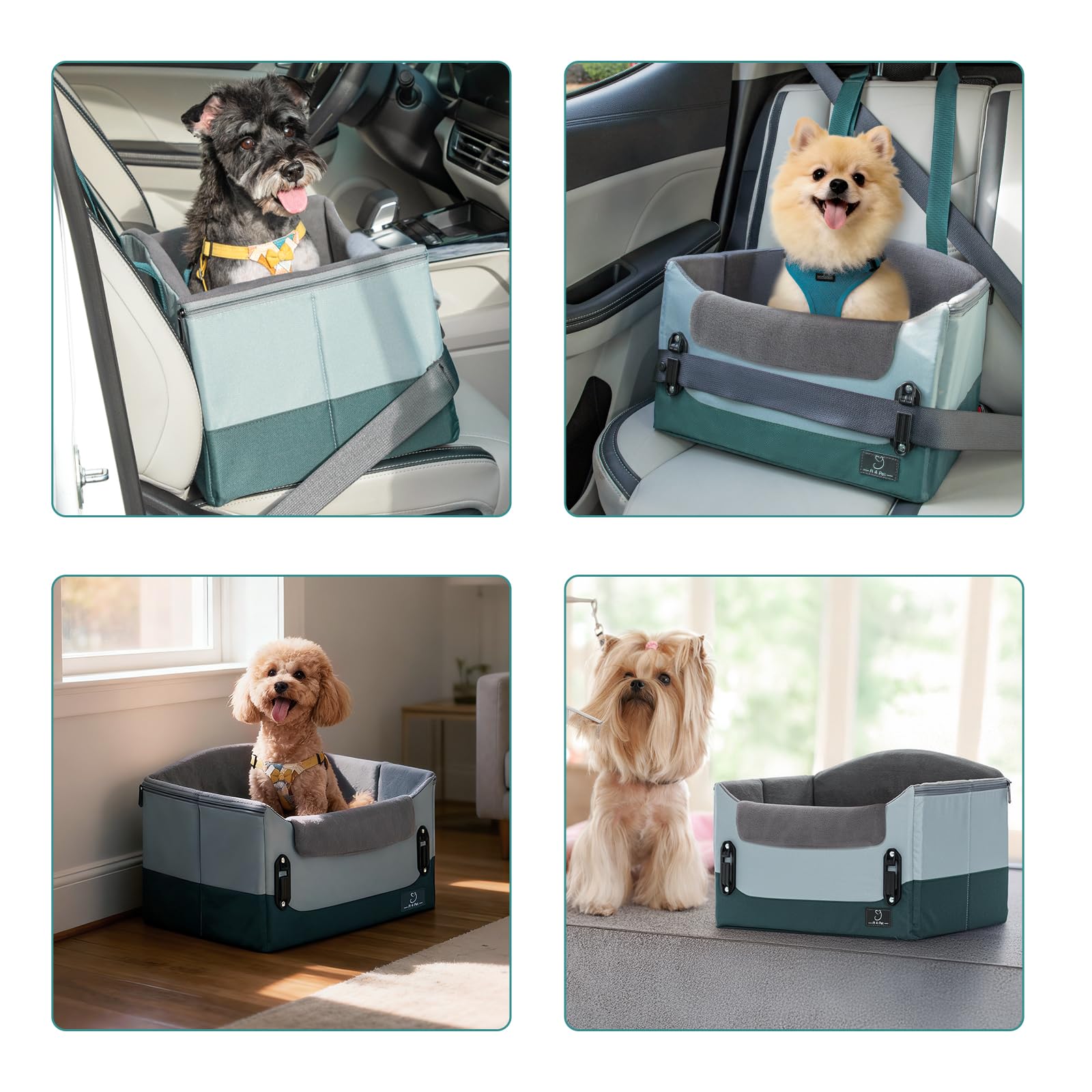 A4Pet Small Dog Car Seat for Small Dogs Dog Booster Car Seat