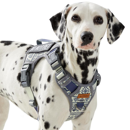 Tactical Dog Harness for Medium Large Dogs, No-Pull Pet Harness Leash