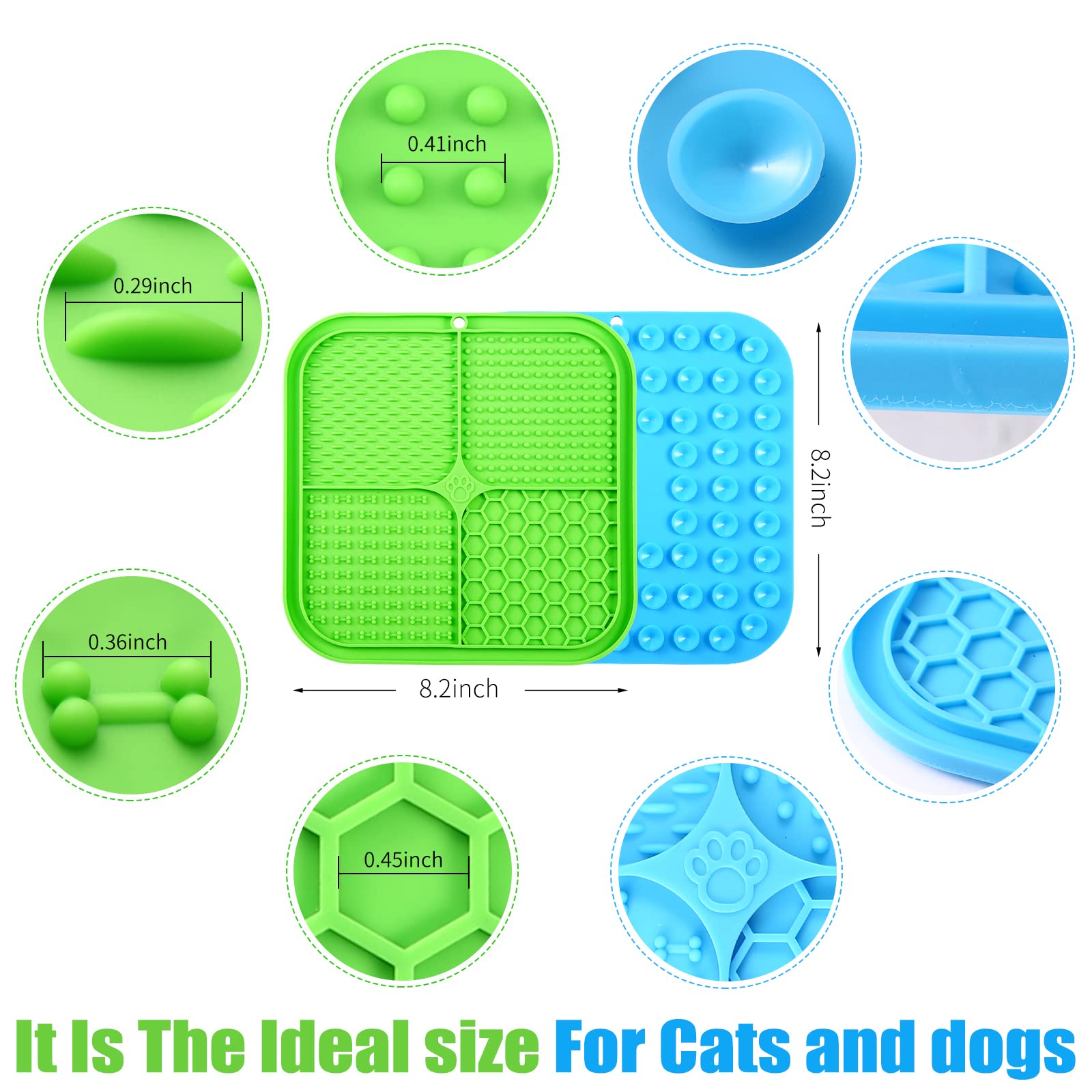 Honomastry Lick Mat for Dogs, Lick Pad with Suction Cups Mat