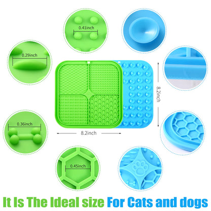 Honomastry Lick Mat for Dogs, Lick Pad with Suction Cups Mat
