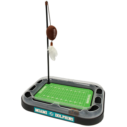 Cat Football Field NFL MIAMI DOLPHINS FOOTBALL FIELD CAT SCRATCHER TOY