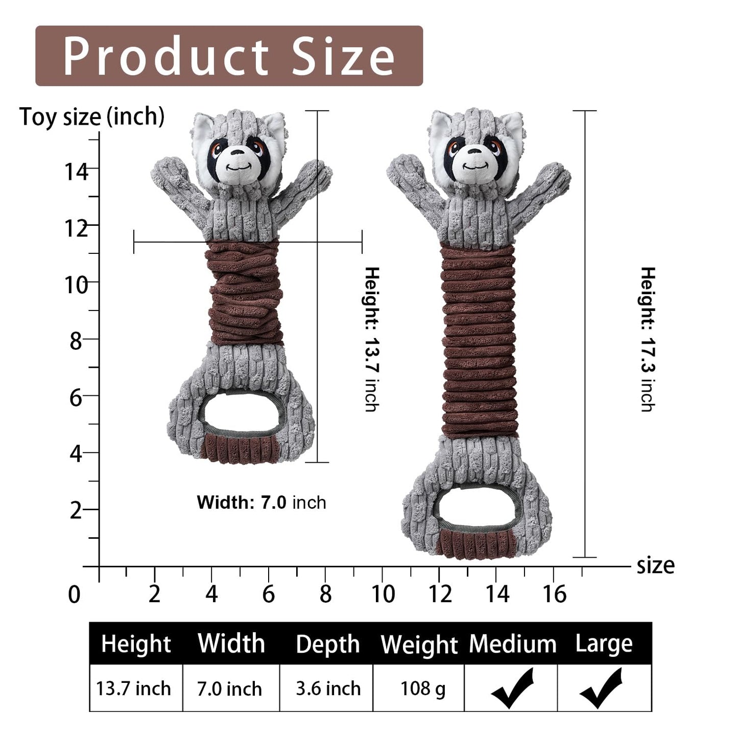 Sedioso Tug of War Dog Toy, Durable Large Breed Dog Toy, Though Toy