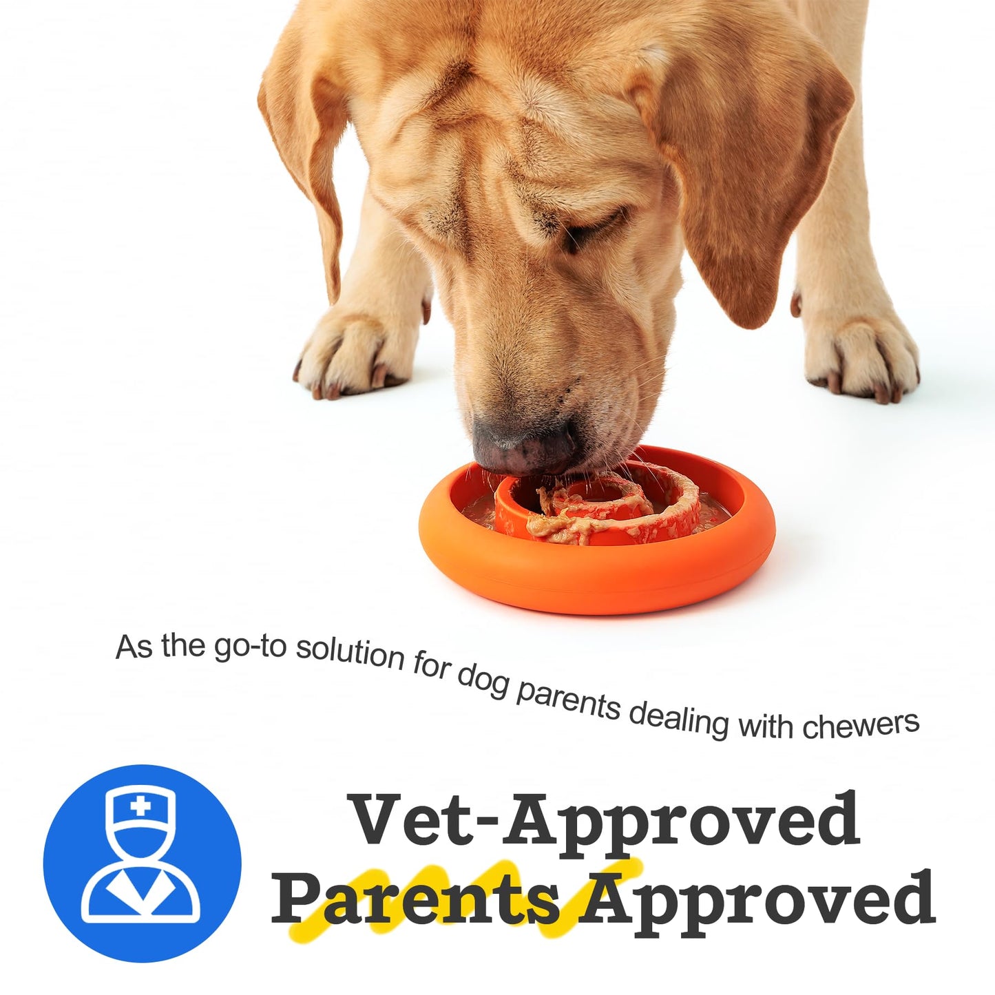 Pawnana Slow Feeder Lick Mat for Dogs Keep Them Busy Natural Mat