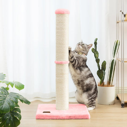 Karolpar Cat Scratching Post with Natural Sisal Rope Large Tree