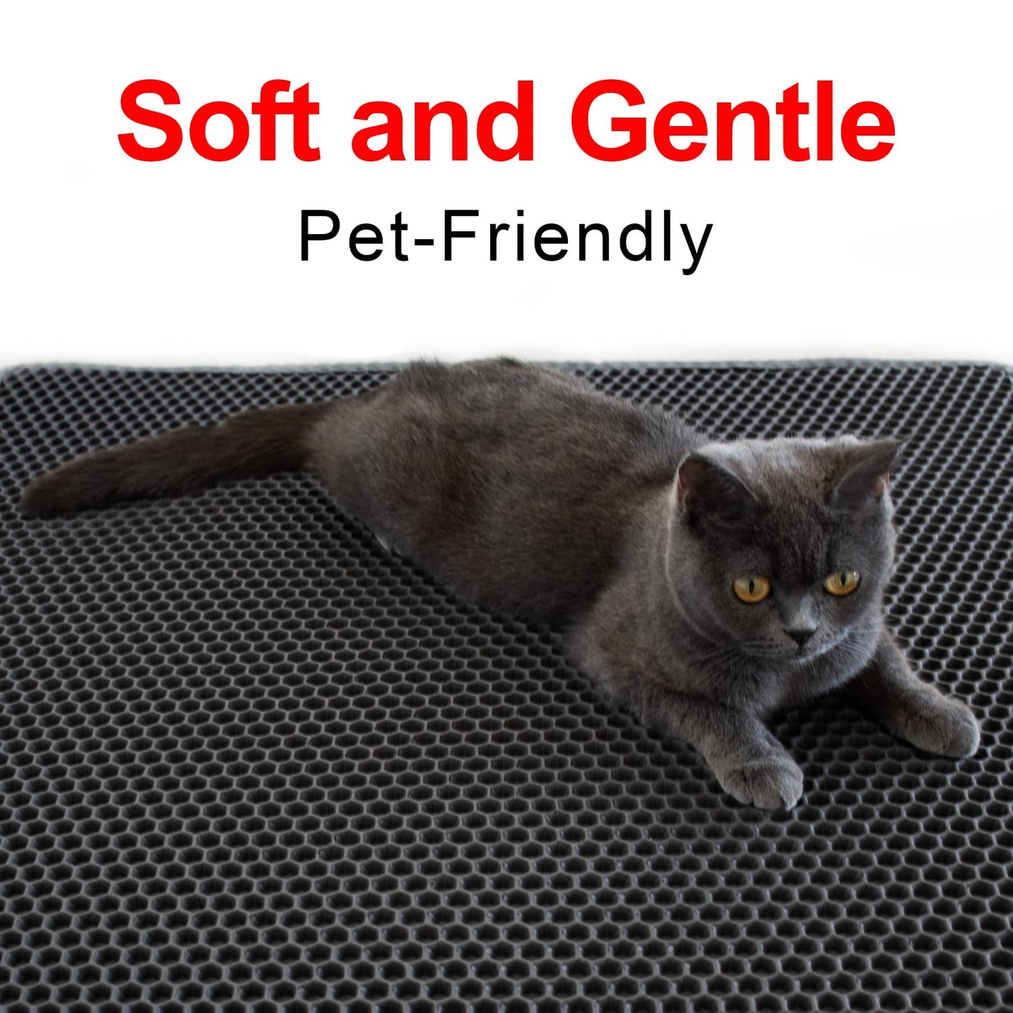 Waretary Cat Litter Box Mat: x 30" Waterproof Kitty Cat Litter