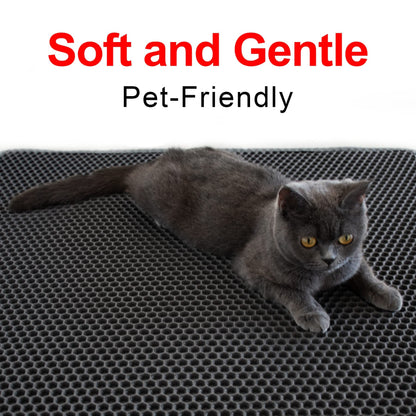 Waretary Cat Litter Box Mat: x 30" Waterproof Kitty Cat Litter