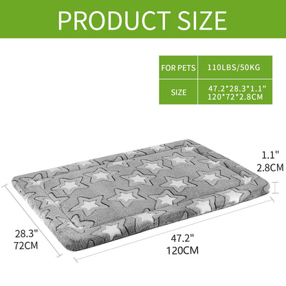 EMPSIGN Fancy Dog Bed Mat, Pet Bed Pad Reversible (Cool Warm), Bed