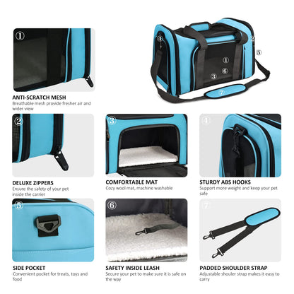 Henkelion Large Cat Carriers Dog Carrier Pet Carrier