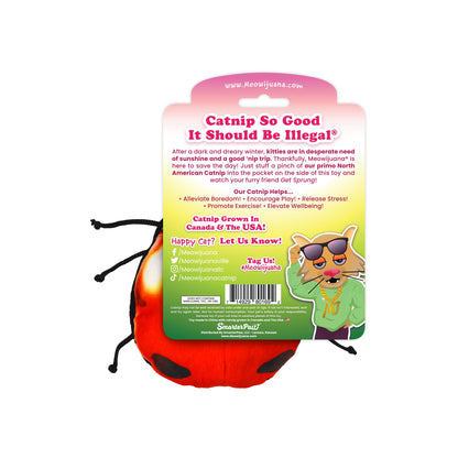 Meowijuana Lady Bug Bundle, Get Sprung Refillable Lady Bug Toy