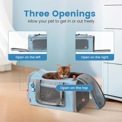 Pawaii Airline Approved Cat Carrier, Cat, Dog Carrier with ID Carrier