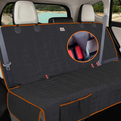 Reliadura Dog Seat Cover for Back Seat Waterproof Bench Seat Seat