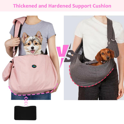 Ownpets Pet Dog Sling Carrier Bag Adjustable Padded Strap Dog Hand Bag
