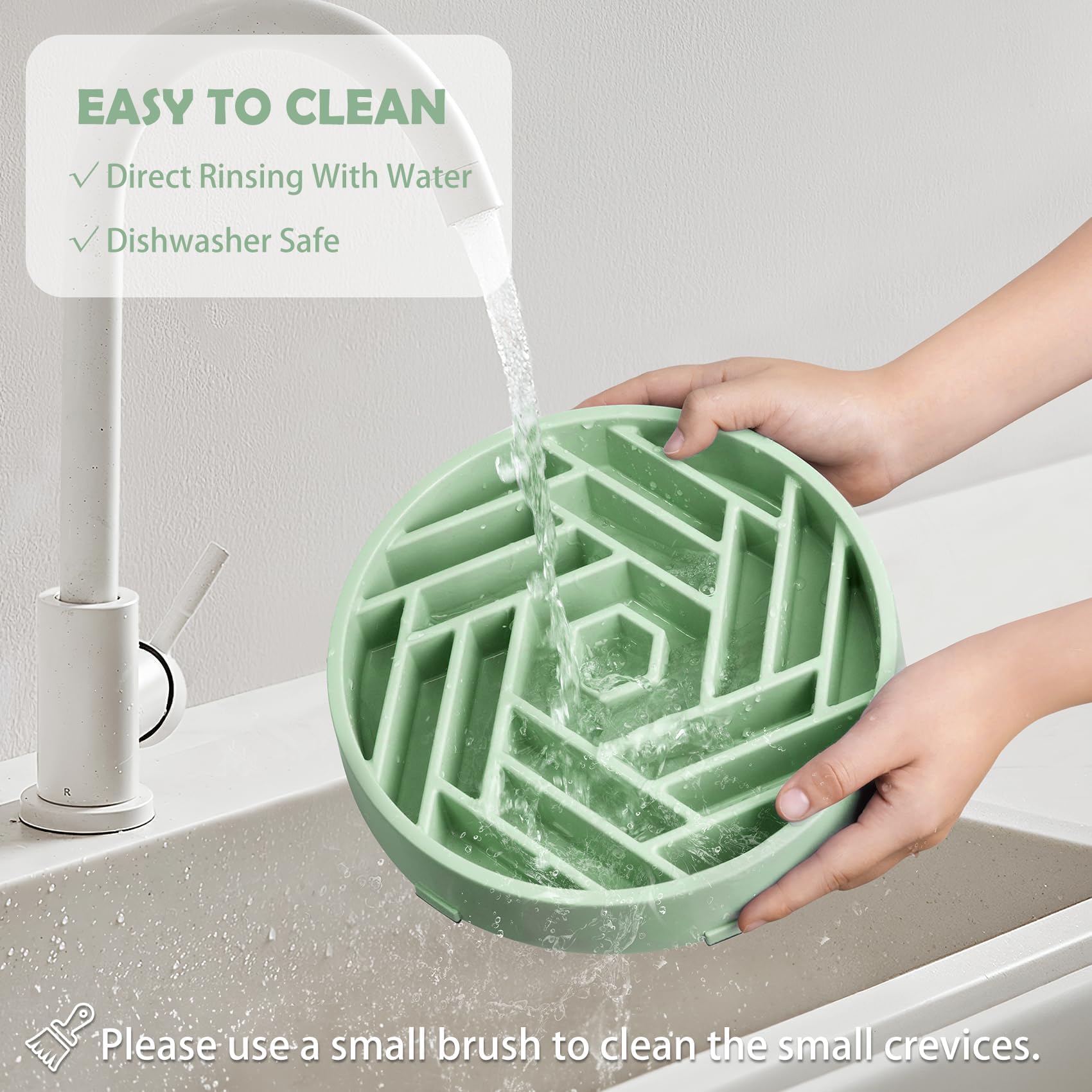 TOBYTO Slow Feeder Dog Bowls Large Medium Breed,Anti-Choking Puzzle
