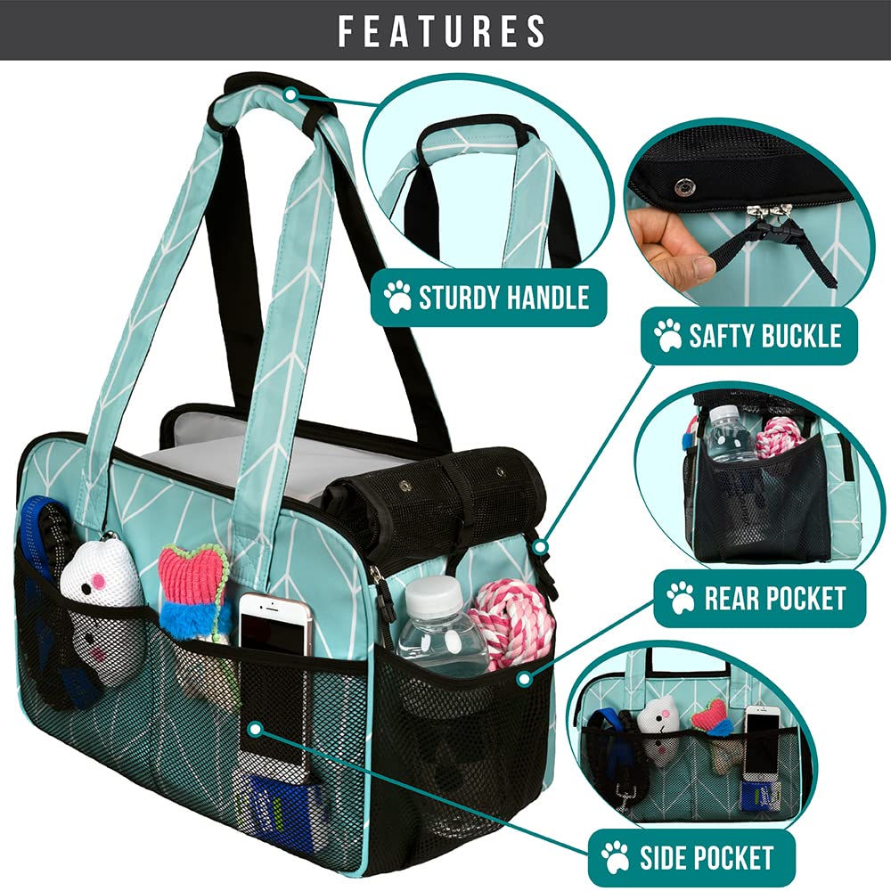 PetAmi Small Dog Purse Carrier, Soft-Sided Pet Carrier Bag