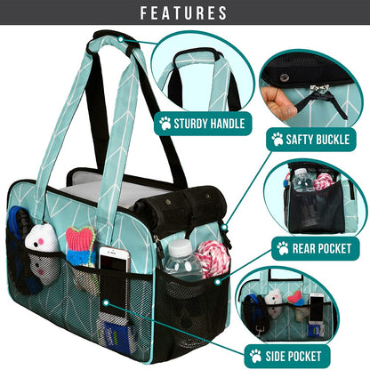 PetAmi Small Dog Purse Carrier, Soft-Sided Pet Carrier Bag