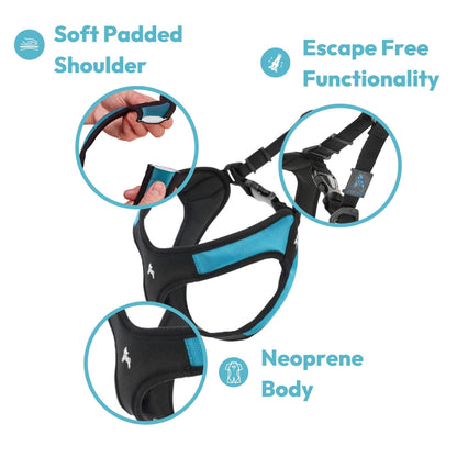 Gooby Escape Free Easy Fit Harness Small No Pull Step-in Harness