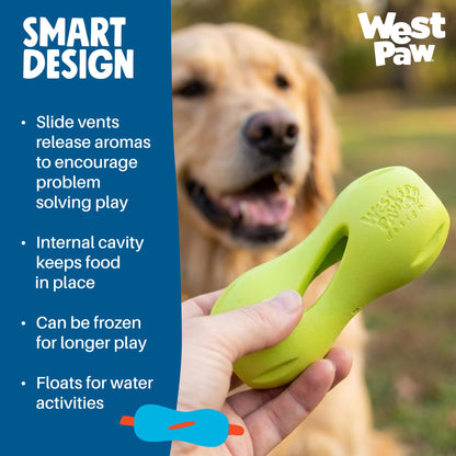 West Paw Zogoflex Qwizl Interactive Treat Dispensing Dog Puzzle Toy