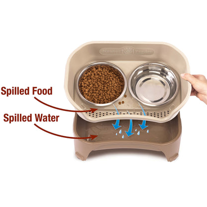 Neater Feeder Express Model w/Slow Feed Bowl Mess-Proof Dog Bowls Bowl