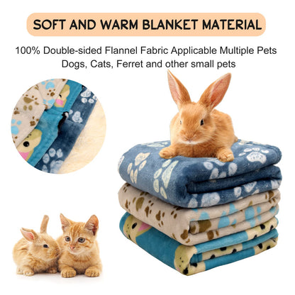 Rezutan Dog Blanket for Medium Dogs, 1 Pack 3 Soft Cat Puppy Crate