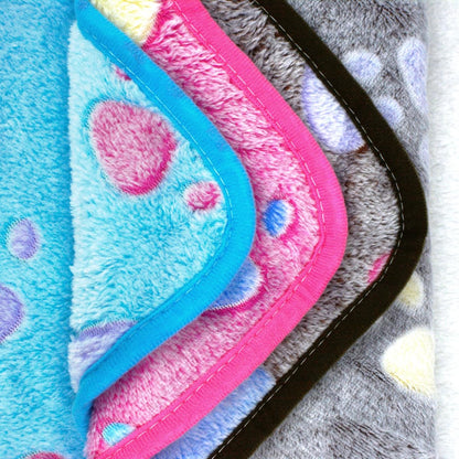 Dog Blankets for Small Dogs and Puppies, 3 Pack Washable Pet Crate
