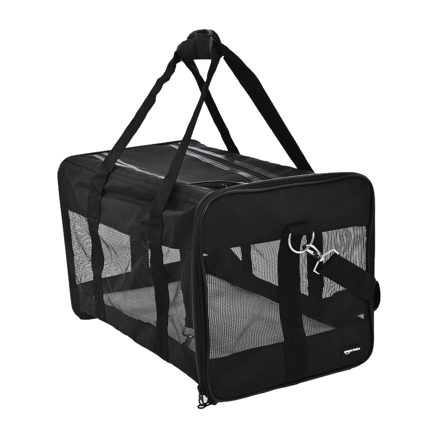 Amazon Basics Airline Approved Soft-Sided Mesh Pet Travel Carrier