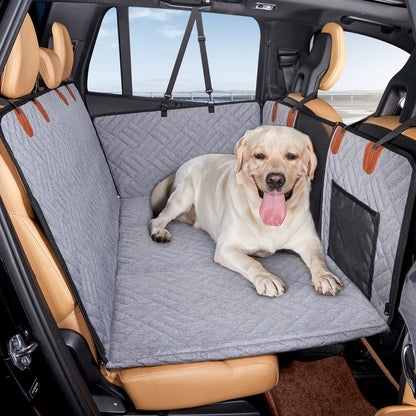 YJGF Back Seat Extender,Dog Seat Cover for Back Seat,Hard Bottom Seat