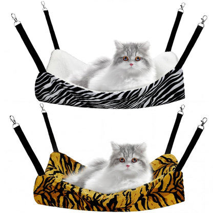 Jetec 2 Pack Cat Hammock for Cage, Catio Accessories Reversible Bed
