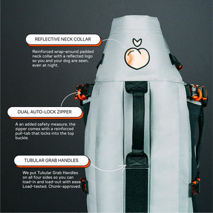 Maxine One Dog Backpack Carrier for Medium Dogs by Little Carrier
