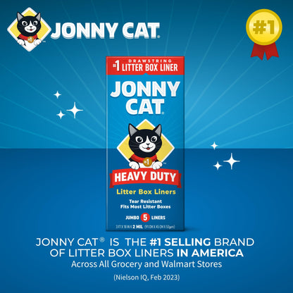 Jonny Cat Litter Box Liners: Heavy Duty Tear Leak Resistant Box