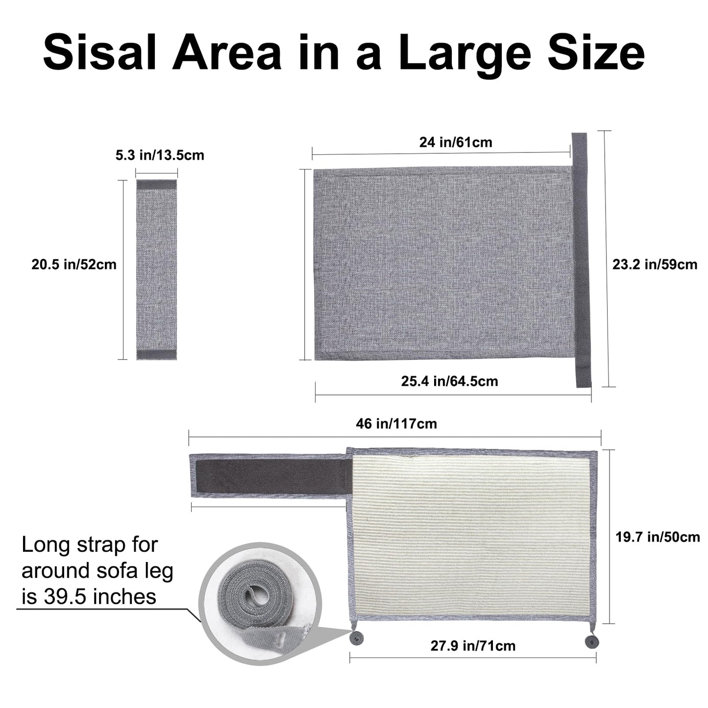Upgraded Cat Scratch Furniture Protector,Cat Scratch Sofa Furniture