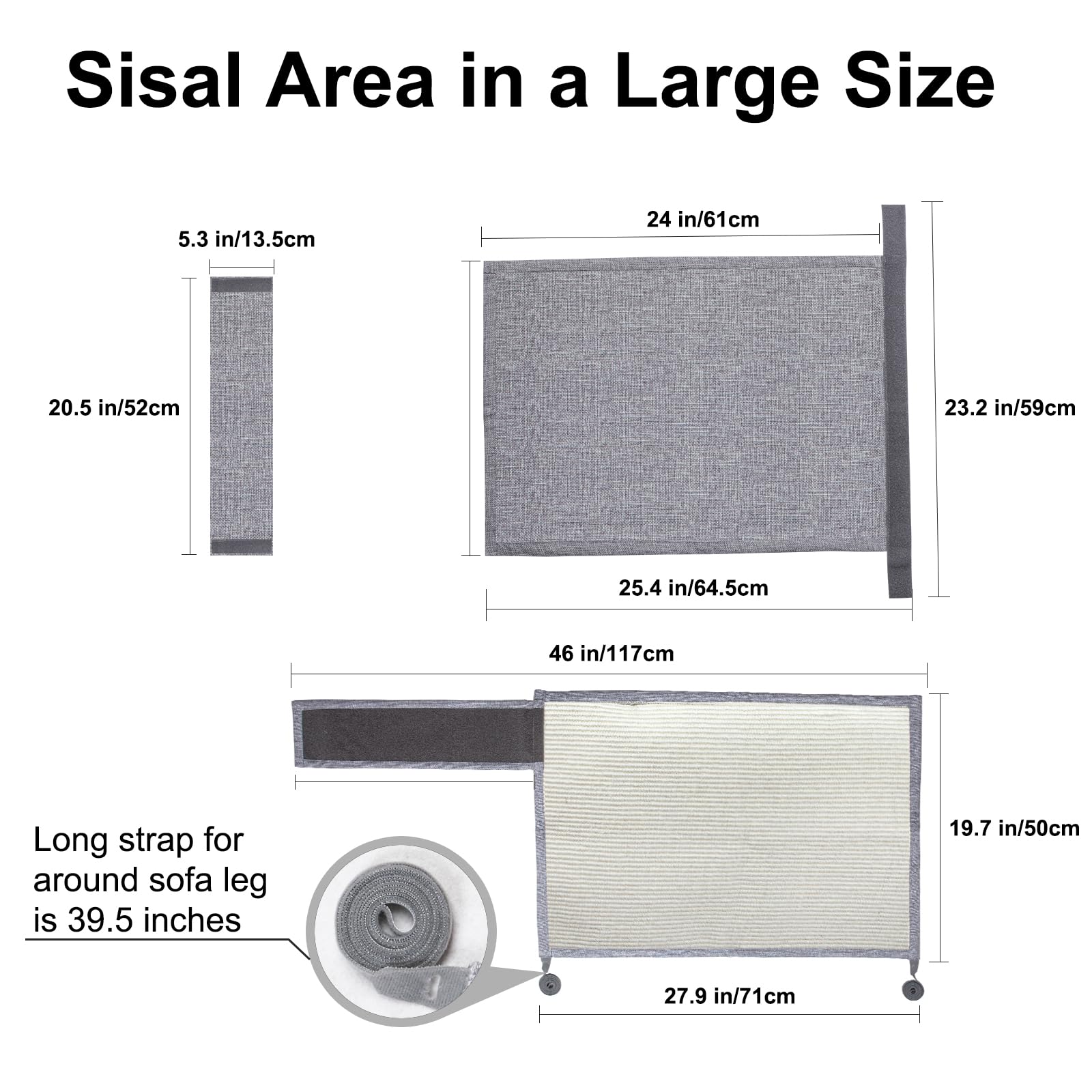 Upgraded Cat Scratch Furniture Protector,Cat Scratch Sofa Furniture