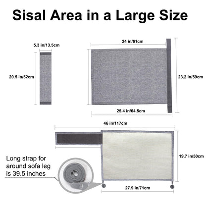 Upgraded Cat Scratch Furniture Protector,Cat Scratch Sofa Furniture