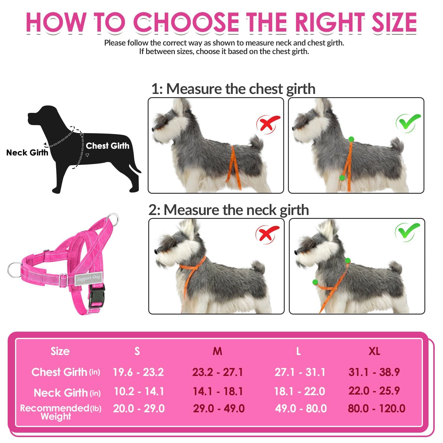 SlowTon No Pull Dog Harness Heavy Duty Dog Harness and Leash Set