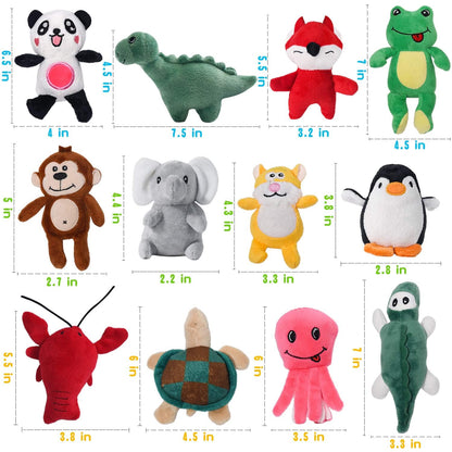 LEGEND SANDY Squeaky Dog Toys for Puppy Small Medium Dogs, Plush