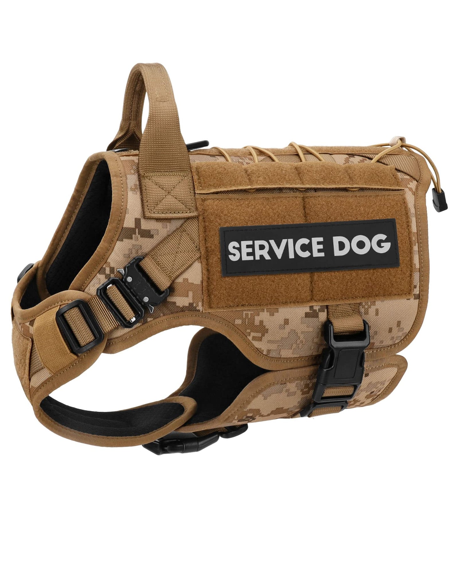 PETNANNY Tactical Dog Harness for Medium Sized Dogs, Service Dog Vest