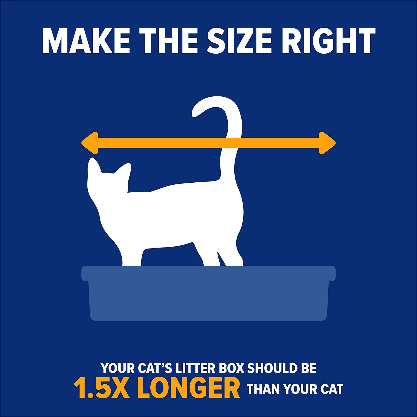 Arm Hammer Rimmed Cat Litter Box with High Sides and Microban, Box